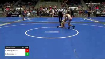 96 lbs Quarterfinal - Santino Rodriguez, Scorpions Nj vs Quinten Cassiday, West Michigan Pursuit