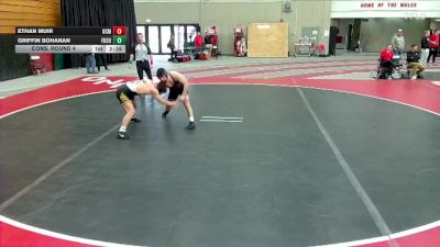 165 lbs Cons. Round 4 - Ethan Muir, University Of Central Missouri vs Griffin Bohanan, Fort Hays State