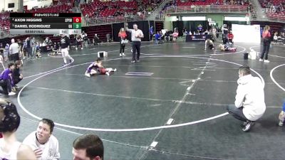 50 lbs Semifinal - Daniel Rodriguez, GI Grapplers vs Axon Higgins, St Paul Youth Wrestling