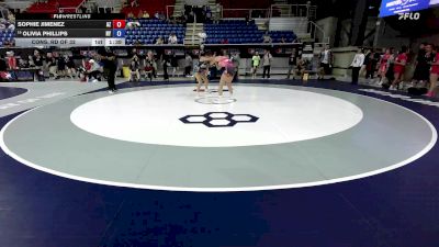120 lbs Cons. Rd Of 32 - Sophie Jimenez, AZ vs Olivia Phillips, NY