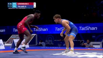 70 kg Qualif. - Elie Djekoundakom Djerayom, Chad vs Gianluca Talamo, Italy