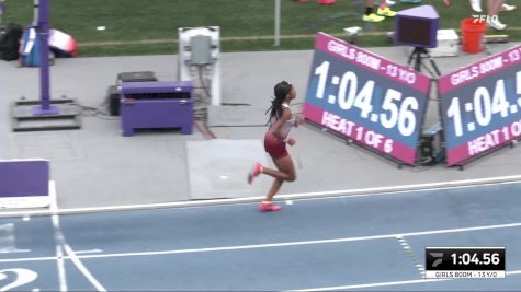 Youth Girls' 800m Championship, Semi-Finals 1 - Age 13