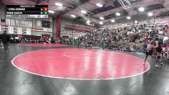 95 lbs Champ. Round 2 - Rubie Garcia, Diamond Ranch vs Lydia Guzman, Santa Ana