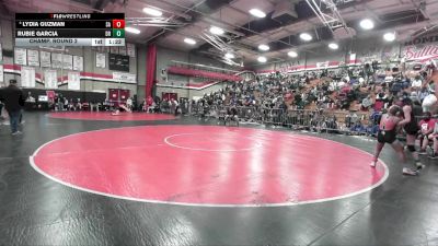 95 lbs Champ. Round 2 - Rubie Garcia, Diamond Ranch vs Lydia Guzman, Santa Ana