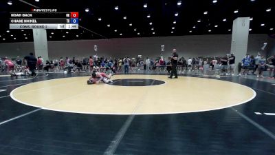 100 lbs Cons. Round 2 - Noah Back, OK vs Chase Nickel, TX