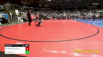 58 lbs Consi Of 8 #2 - Waylon Manderscheid, Legacy Elite Wrestling Club vs Brady Jacobs, Michigan West