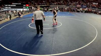 G 107 lbs Champ. Round 1 - Lily Velasquez, Lafayette Girls vs Ana Gill, Haughton Girls