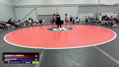 115 lbs Round 5 (6 Team) - Leiannah Landreth, Kansas vs Ariana Hale, Ohio Red