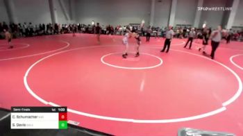 130 lbs Semifinal - Cole Schumacher, Mat Demon WC vs Satoshi Davis, Gold Rush Wr Ac