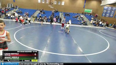 57-59 lbs Round 3 - Sergio Arriola, Payson Pride Wrestling vs Logan Bertele, Westlake