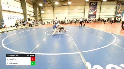 170 lbs Consi Of 64 #2 - Aiden Nassire, NY vs Griffin McQuade, NY