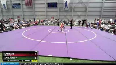 106 lbs Placement Matches (8 Team) - Liam Davis, Florida vs Zane Donley ...