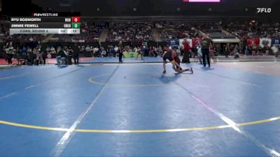 98 lbs Cons. Round 4 - Ryu Bosworth, Rigby vs Jimmie Fewell, Crook County