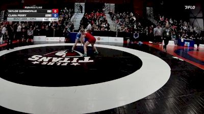 53kg Champ. Round 1 - Taylor Quenneville, Windsor Wrestling Club vs Clara Perry, Alberta Elite Women`s Wrestling Club