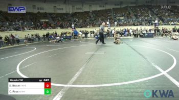 46 lbs Round Of 32 - Emerson Braun, Owasso Takedown Club vs Charles Ross, Norman Grappling Club