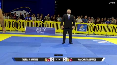Joao Christian Barros vs Thomas A. Martinez 2025 Pan IBJJF Jiu-Jitsu No-Gi Championship