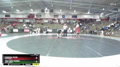 133 lbs Cons. Round 4 - Treygen Morin, West Liberty vs Carson Ochs, McKendree