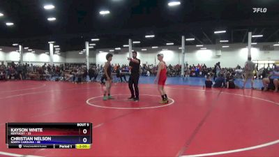 119 lbs Round 2 (6 Team) - Kayson White, Kentucky vs Christian Nelson, North Carolina