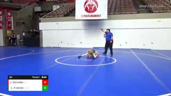 84 lbs Quarterfinal - Leo Francke, Los Angeles Wrestling Academy vs Jake Gonzalez, California