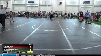 72 lbs Round 2 (8 Team) - Dylan Deck, U2 Upstate vs Holdin Humphrey, 84 Athletes