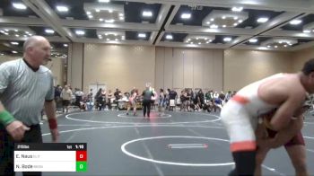 215 lbs Quarterfinal - Ethan Naus, Elite Force WC vs Noah Bode, Broncos WC