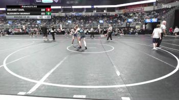 122.8-133.8 lbs Round Of 32 - Delaney Earl, Sunflower Kids vs Elizabeth Murray, Arkansas Elite
