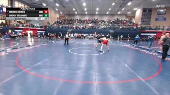 190 lbs Semifinal - Brody Belville, Brentwood Academy vs Mason Negro, Katy