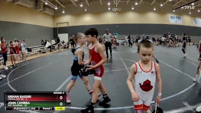 64 lbs Round 4 (10 Team) - Arman Bassiri, Capital City WC vs John Cambra, Mat Assassins