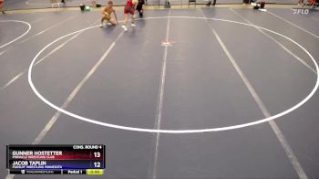 165 lbs Cons. Round 4 - Gunner Hostetter, Pinnacle Wrestling Club vs Jacob Taplin, Pursuit Wrestling Minnesota