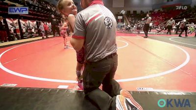 37-40 lbs Quarterfinal - Bradley Francis, Skiatook Youth Wrestling vs Norah Guinup, CacheWrestlingClub