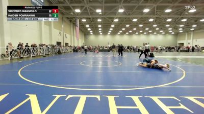 120 lbs Round Of 64 - Vincenzo Mannello, NY vs Kaiden Pomraning, PA
