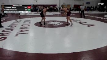 165 lbs 1st Place Match - Cooper Willis, Augsburg vs Luke Swanson, Sioux Falls