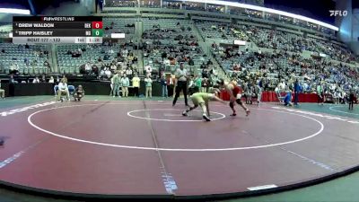 132 lbs Semifinal - Drew Waldon, Dekalb vs Tripp Haisley, Madison Grant