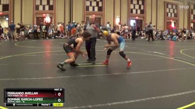 150 lbs Finals (8 Team) - Fernando Avellan, Yale Street WC vs Dominik Garcia-Lopez, Revival Gray