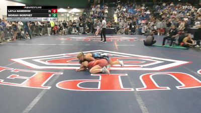 124 lbs Round Of 64 - Layla Namerow, PA vs Moriah Morphet, IN