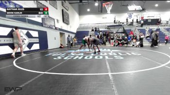 285 lbs Consolation - Naythan Jules, Victory Christian School vs Devin Harlin, Muskogee