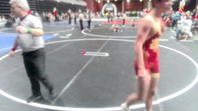 156 lbs Semifinal - Ethan Ely, Independent vs Bridger Elliott, Eastside United