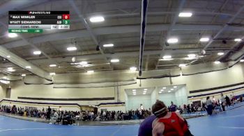 184 lbs Cons. Semi - Max Winkler, East Stroudsburg University vs Wyatt Sieniarecki, Albion College