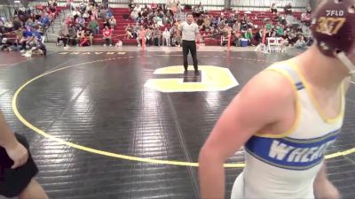 120 lbs Round 4 (8 Team) - Gunner Copeland, Burns/Pine Bluffs vs Bryson Lopez, Wheatland