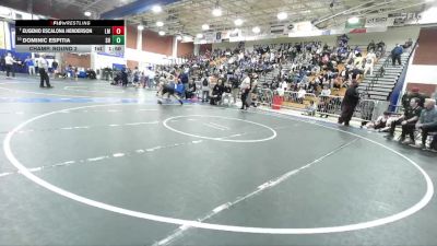 190 lbs Champ. Round 2 - Eugenio Escalona Henderson, La Mirada vs Dominic Espitia, South Hills