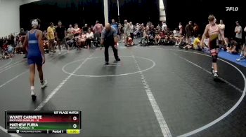 100 lbs Placement (4 Team) - Wyatt Carnrite, Backyard Brawler vs Mathew Furia, Micky`s Maniacs