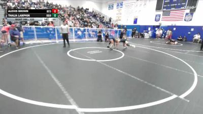 120 lbs Cons. Round 2 - Thalia Lampkin, Redondo Union vs Alexis Brown, Heritage