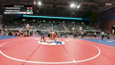 4A-150 lbs Semifinal - Lance Streifel, Thunder Basin vs Brodey Wilcox, Natrona County