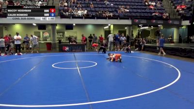 62 lbs Cons. Sub-semis - Macoy Heishman, Big Game Wrestling Club vs Caleb Romero, Rampage Wrestling