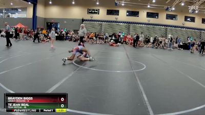 115 lbs Round 2 (4 Team) - Te`Jean Beal, Team Gotcha vs Brayden Biggs, Legacy Dragons