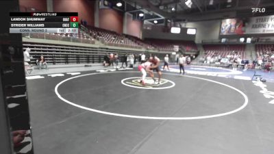 285 lbs Cons. Round 2 - Landon Shumway, Unattached vs Strider Williams, Colorado Northwestern Community College