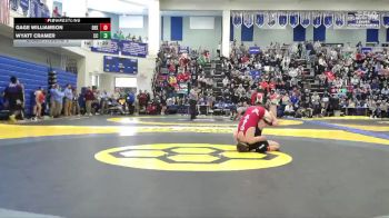 138 lbs Champ. Round 2 - Gage Williamson, Dekalb vs Wyatt Cramer, Columbia City