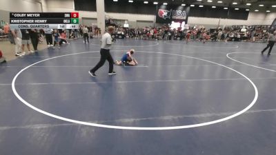 53 lbs Cons. Quarters - Colby Meyer, Sebolt Wrestling Academy vs Kristopher Henry, Oklahoma