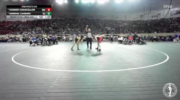 B5A-120 lbs Quarterfinal - Abimael Cansino, Santa Fe South vs Conner Chancellor, Bishop Kelley