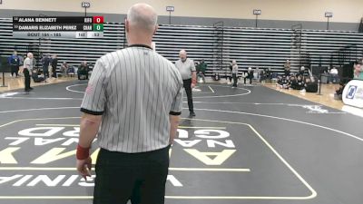 185 lbs Cons. Round 1 - Damaris Elizabeth Perez, Chancellor vs Alana Bennett, King`s Fork